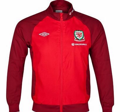 Umbro Wales Training Woven Jacket - Vermillion /