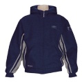 UMBRO zip-fastening hooded sweatshirt