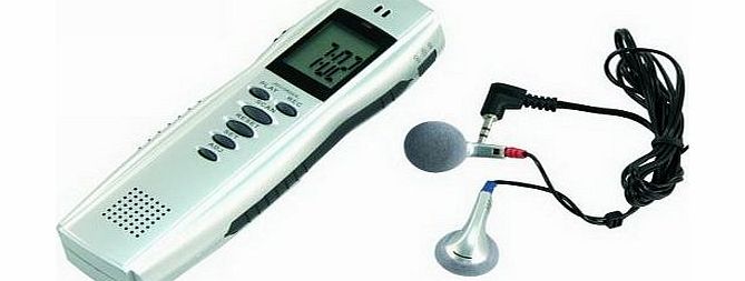 Unbekannt Voice Recorder Dictation Machine with FM Radio and Stereo Earphones