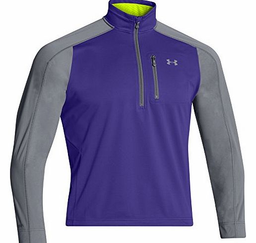Under Armour 2014 Mens UA Elements 1/2 Zip Golf Pullover - Pluto - XL