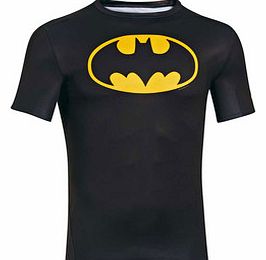 Under Armour Batman Logo Compression S/S T-Shirt Black/Taxi