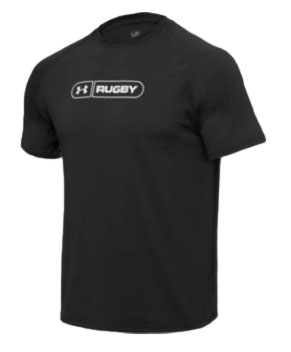 Under Armour Branded Rugby T-Shirt Black