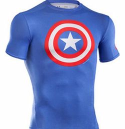 Under Armour Captain America Logo Compression S/S T-Shirt