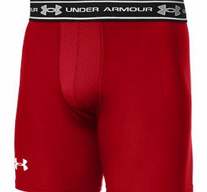 Under Armour Cold Gear Core Ventilated Compression Shorts Red