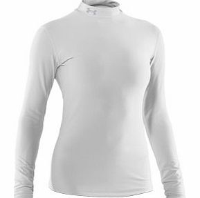 Under Armour Cold Gear L/S Womens Turtleneck White