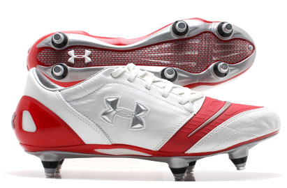 Dominate Pro SG Football Boots White/Red