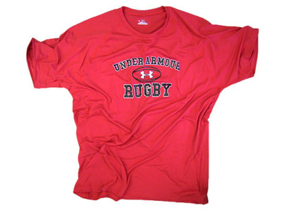 Under Armour Euro Graphic Rugby T-Shirt Red
