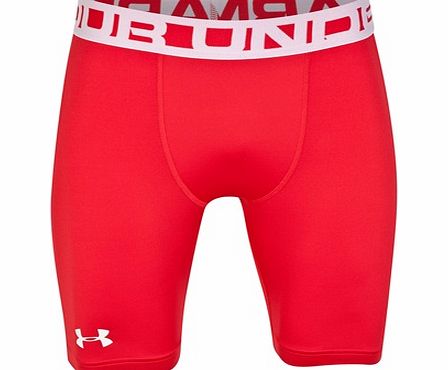 Under Armour Evo Coldgear Baselayer Shorts Red