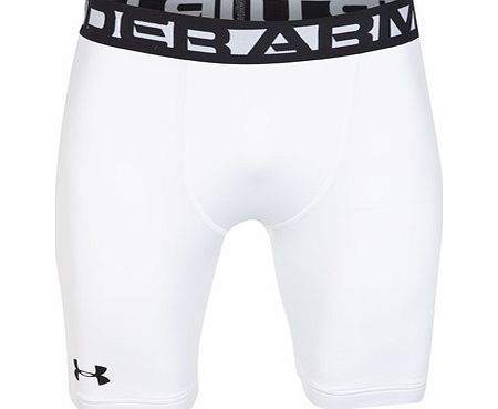 Under Armour Evo Coldgear Baselayer Shorts White