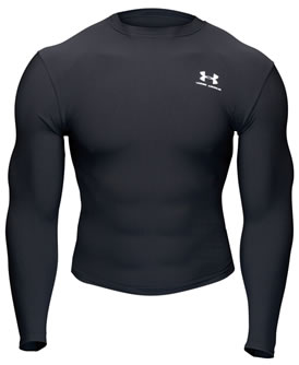 Under Armour Golf Coldgear Crew Black
