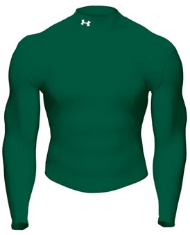 under armour Golf Coldgear Mock Forest Green