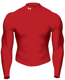 under armour Golf Coldgear Mock Red