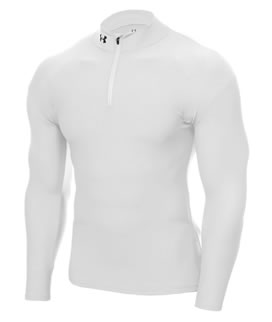 under armour Golf Coldgear Quarter Zip Mock White