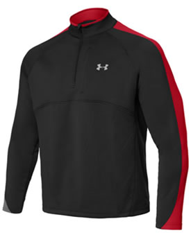 Under Armour Golf Endurance Quarter Zip Black/Red