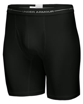 Under Armour Golf Heatgear Long Boxer Jock Black 1000669