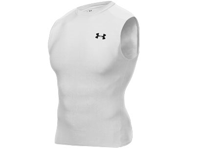 Heat Gear Sleeveless T-Shirt White