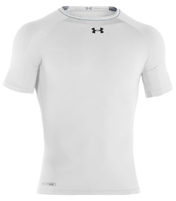 Under Armour Heat Gear Sonic Compression S/S T-Shirt White