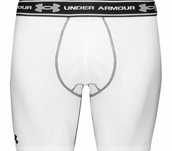 Under Armour Heat Gear Ventilated Compression Shorts White