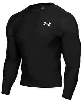 under armour Heatgear Compression Longsleeve Tee Black