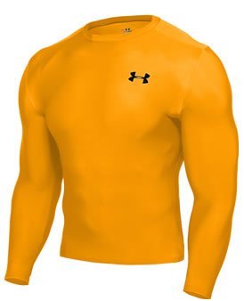 under armour Heatgear Compression Longsleeve Tee Gold