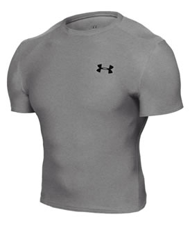 under armour Heatgear Compression Tee Grey Heather
