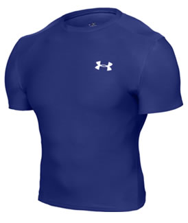 under armour Heatgear Compression Tee Royal