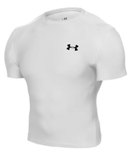 under armour Heatgear Compression Tee White