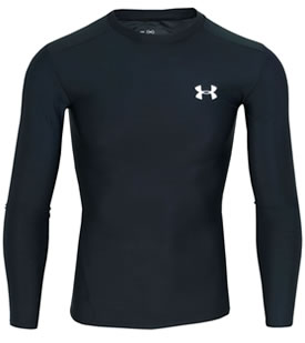Under Armour Heatgear Longsleeve Tee Black