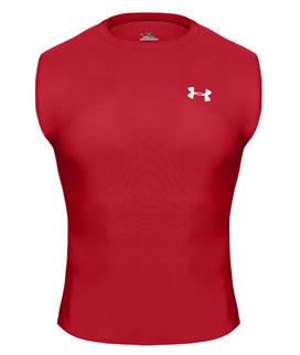 under armour Heatgear Sleeveless Tee Red