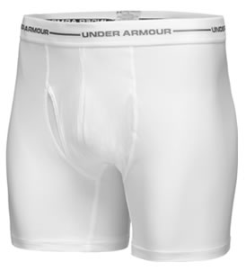 Under Armour Heatgear Standard Boxer Jock White 1000667