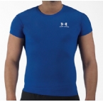 Under Armour Mens Heat Gear Full T-Shirt Royal