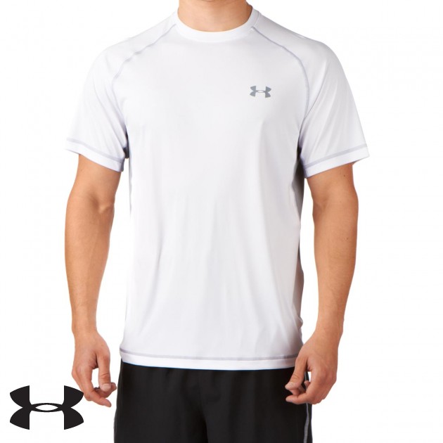 Under Armour Mens Under Armour Catalyst T-Shirt - White