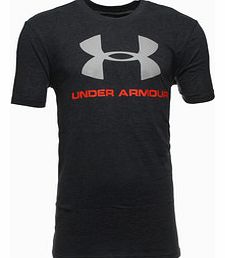 Under Armour Sportstyle Logo V T-Shirt Charcoal/Volcano/Grey
