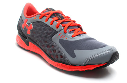 UA Micro G Defy Running Shoes Steel/Red