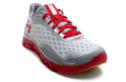 UA Spine RPM Mens Running Shoes White/Red