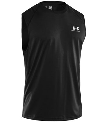 UA Tech Sleeveless T-Shirt Black