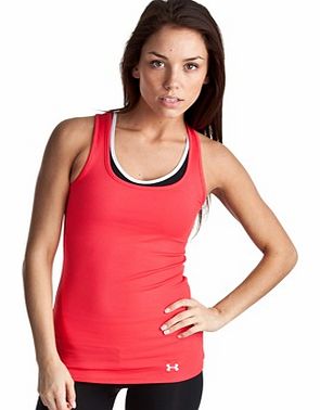 Under Armour Victory Tank - Hibiscus/White -
