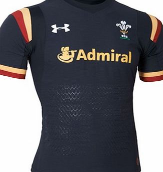 Under Armour Wales Away Gameday Shirt 15/16 Charcoal