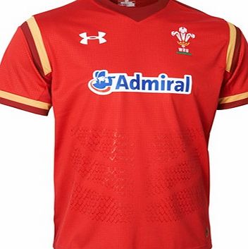 Under Armour Wales Home Supporters Shirt 15/16 - Kids Red