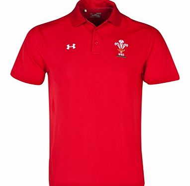 Under Armour Wales Rugby Union IOF Charged Polo - Red
