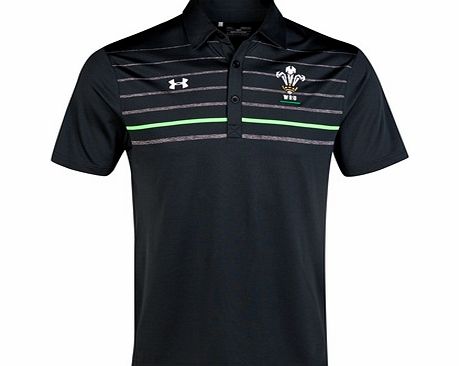 Under Armour Wales Rugby Union Operative Stripe Polo 2014/15