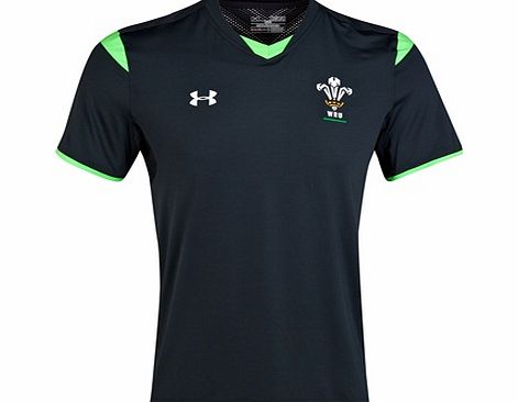Under Armour Wales Rugby Union Training SS Shirt Loose