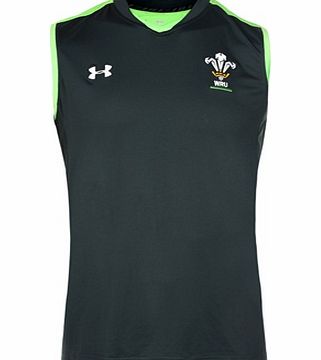 Under Armour Wales Rugby Union Trianing Sleeveless Shirt