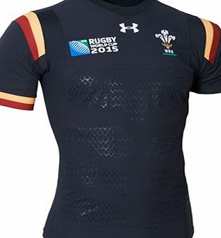 Under Armour Wales RWC Away Gameday Shirt 15/16 Charcoal