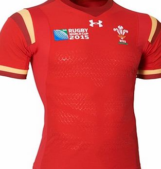 Under Armour Wales RWC Home Gameday Shirt 15/16 Red 1259454-602