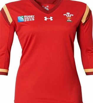 Under Armour Wales RWC Home Supporters Shirt 15/16 - Womens
