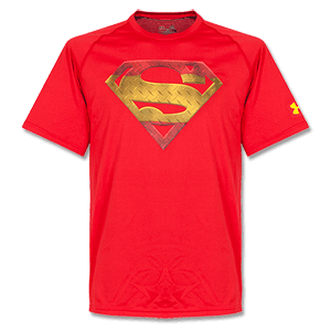 Underarmou Under Armour 4.1 Heatgear Spain Superman Tee - Red