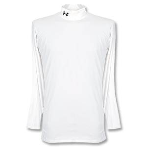 Underarmou Under Armour Cold Gear Mock L/S Crew - White