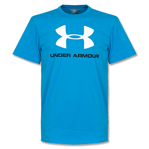 Underarmou Under Armour Sportstyle Logo T-Shirt - Sky/White