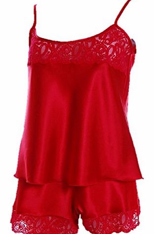 Undercover French Knickers with Cami Top Set Black WX